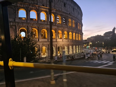 Travel to Rome, Night bus tour - Colosseum